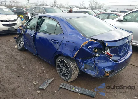 2014 Toyota Corolla S Plus z USA, uszkodzony, nr VIN 2T1BURHE2EC127511